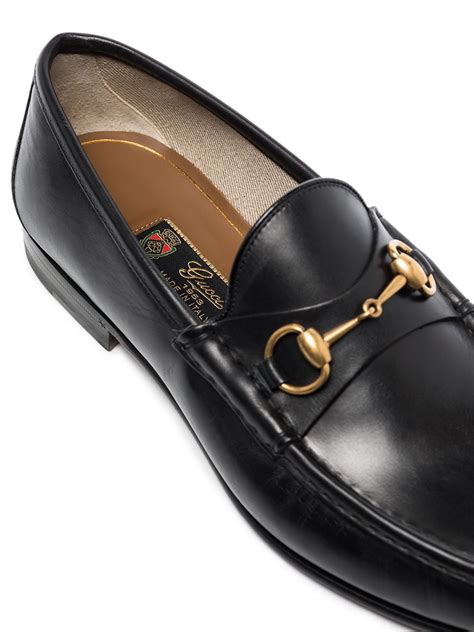 black gucci loafers